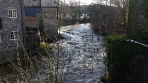 TheRiver Severn boiling through Llanidloes