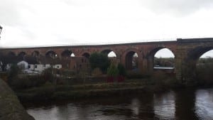 The railway viaduct over the Tees at Yarm