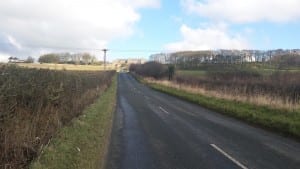 Broadgate Road climbing over to Langley Park