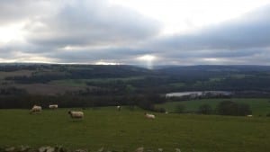 Shaft of sunlight over Weardale